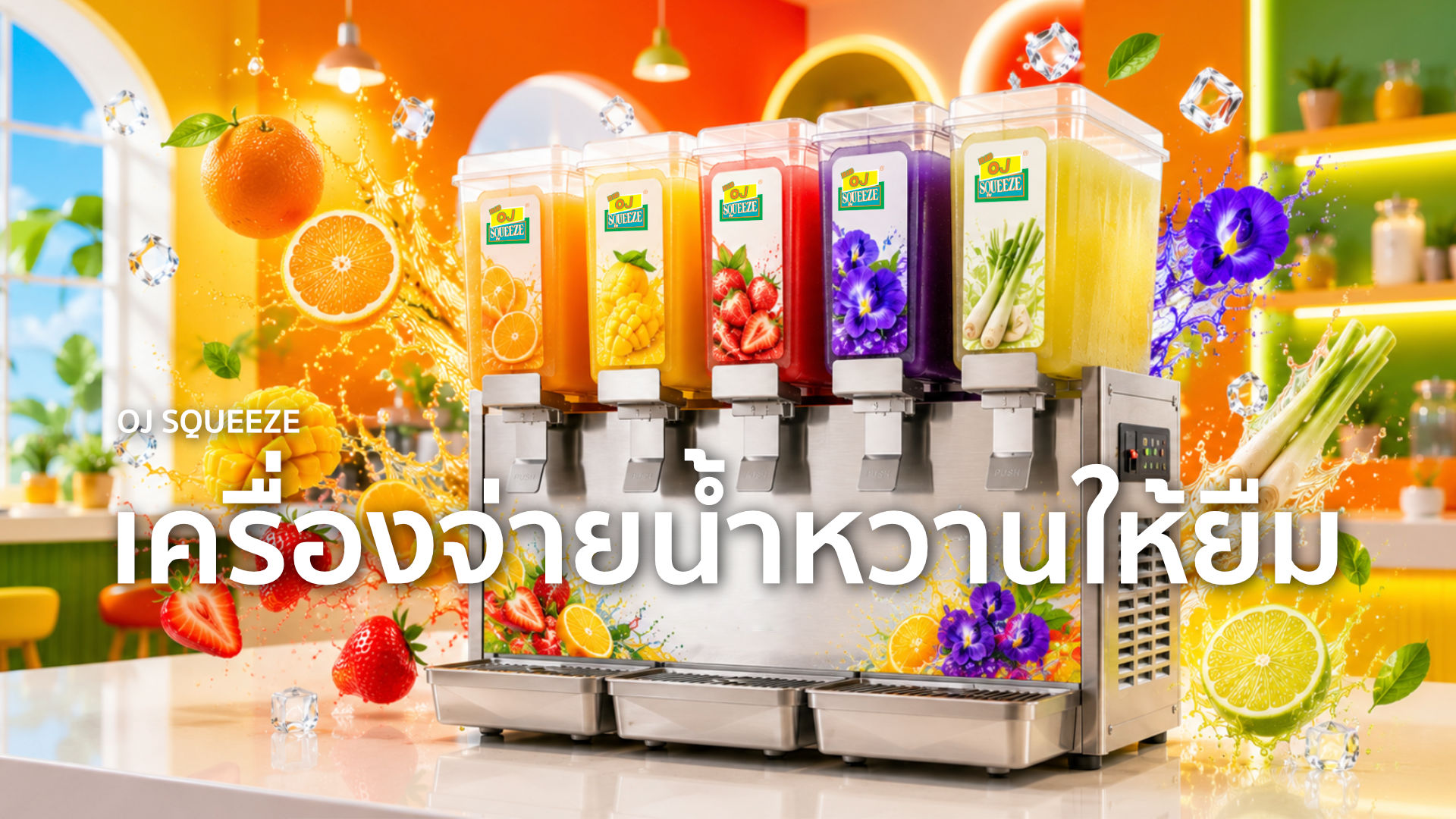 เครื่องจ่ายน้ำหวานให้ยืม